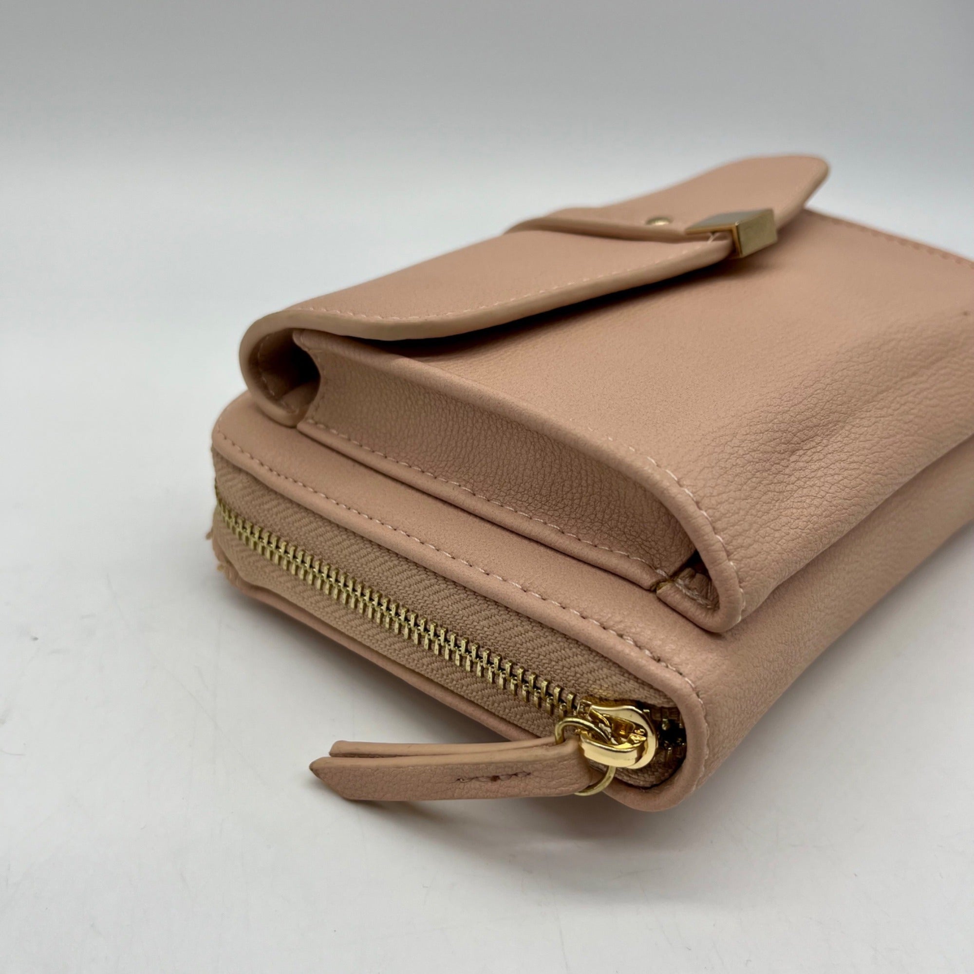 Miztique Pink Leather Crossbody Bag