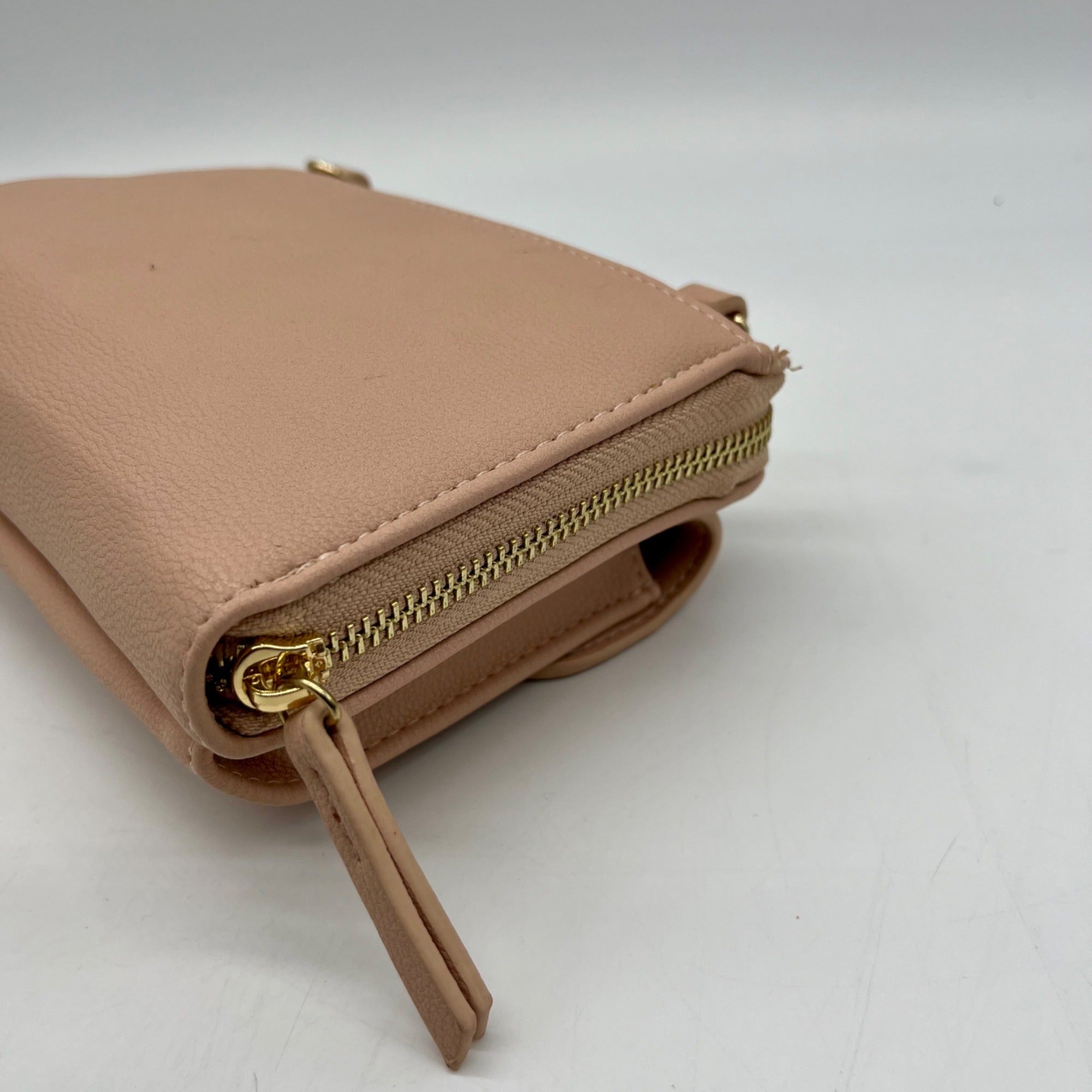 Miztique Pink Leather Crossbody Bag