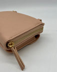 Miztique Pink Leather Crossbody Bag