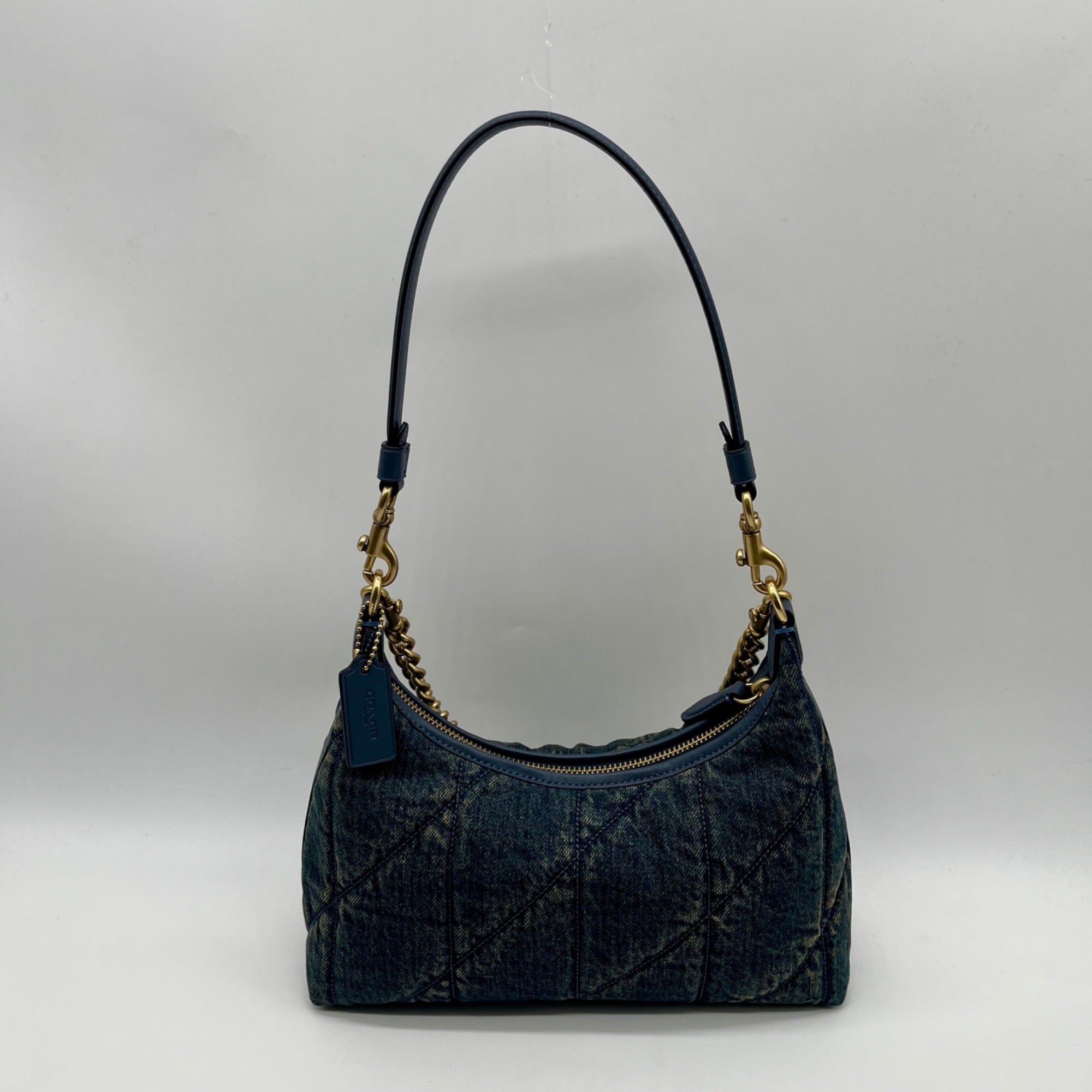 Coach Quilted Denim Juliet Shoulder Bag CDZ67