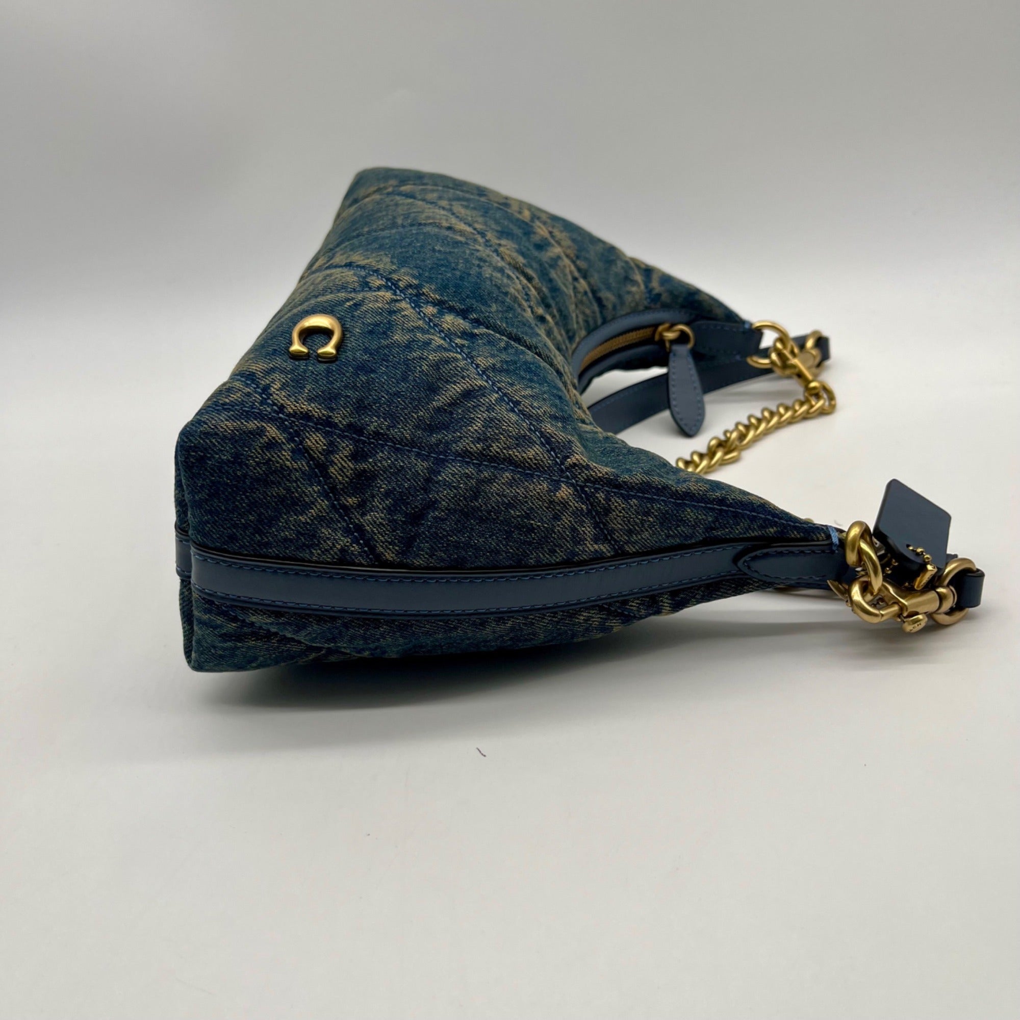 Coach Quilted Denim Juliet Shoulder Bag CDZ67