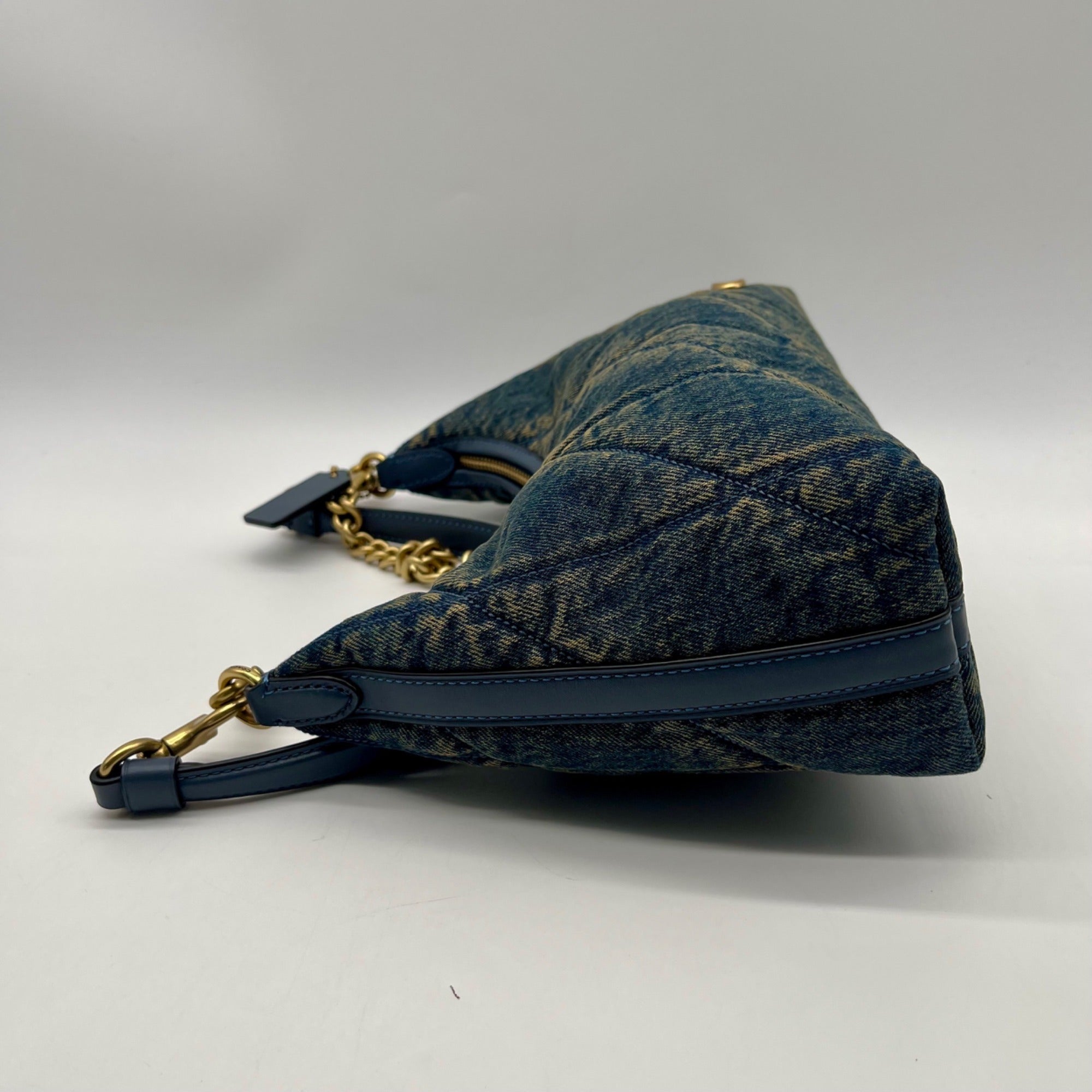 Coach Quilted Denim Juliet Shoulder Bag CDZ67