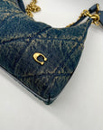 Coach Quilted Denim Juliet Shoulder Bag CDZ67