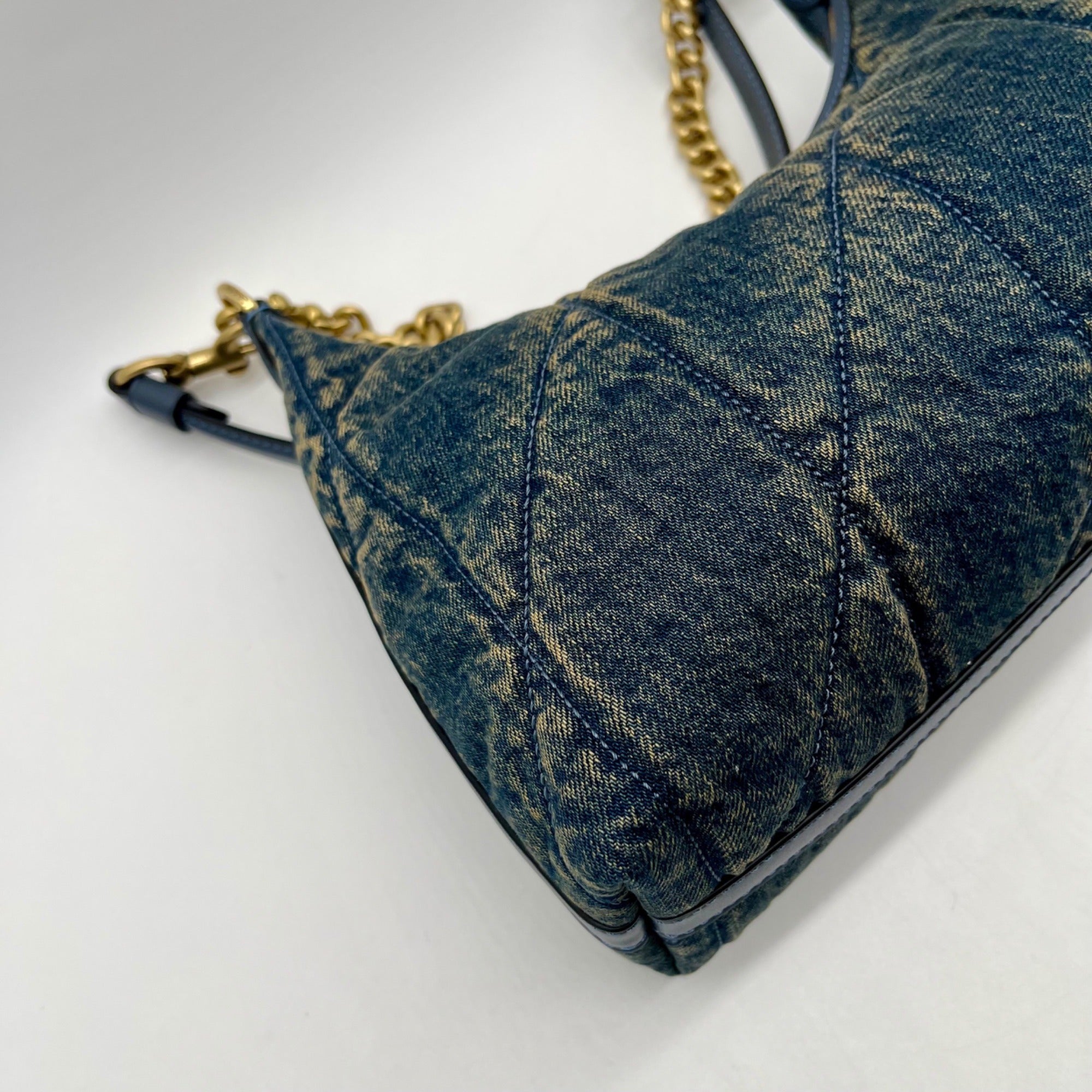 Coach Quilted Denim Juliet Shoulder Bag CDZ67