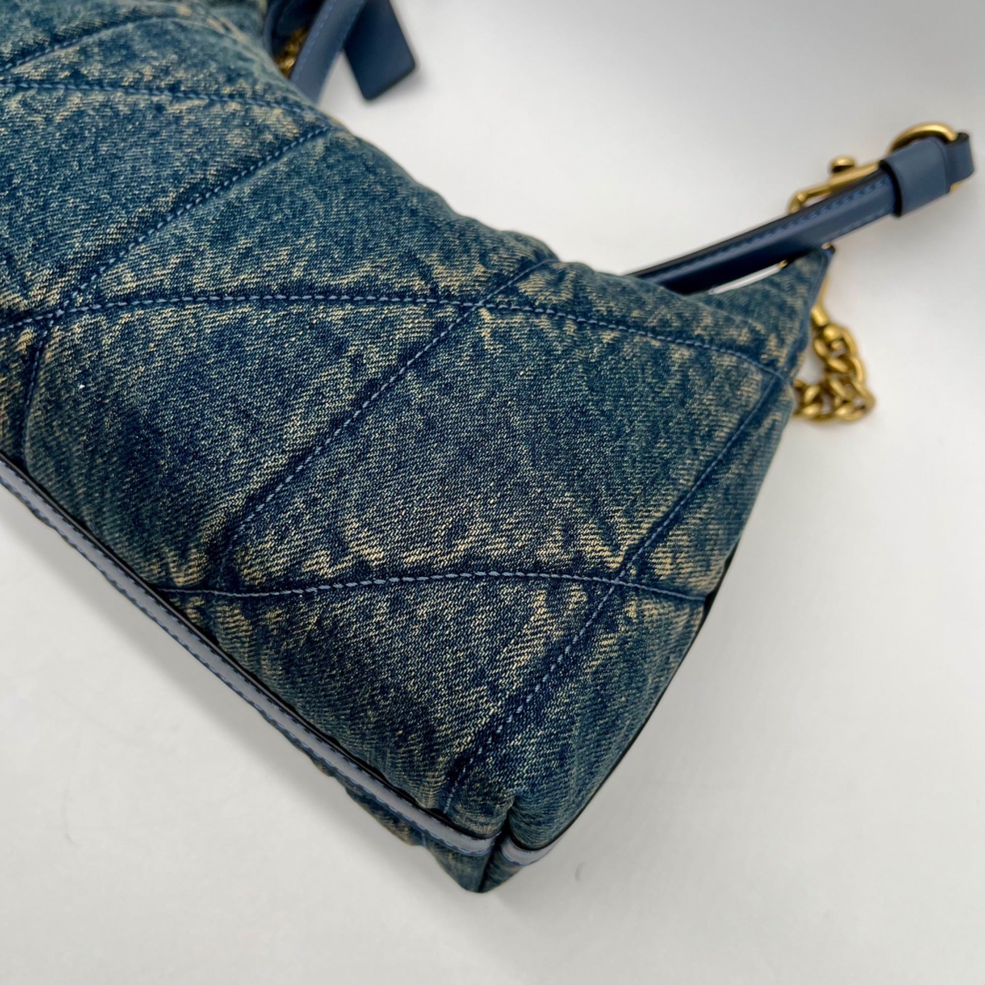 Coach Quilted Denim Juliet Shoulder Bag CDZ67