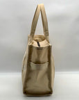 Marc Jacobs Beige Canvas Tote Bag
