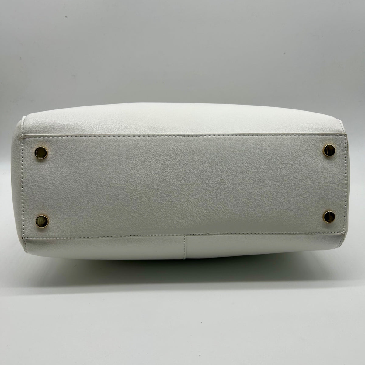 On 34th Bright White Faux Leather Robbinn Medium Satchel Bag