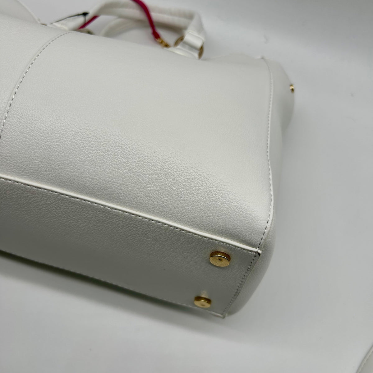 On 34th Bright White Faux Leather Robbinn Medium Satchel Bag