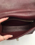 Vintage Coach Mahogany Leather Court Crossbody Bag