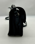 Patricia Nash Black Leather Fringe Crossbody Bag
