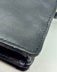 Patricia Nash Black Leather Fringe Crossbody Bag