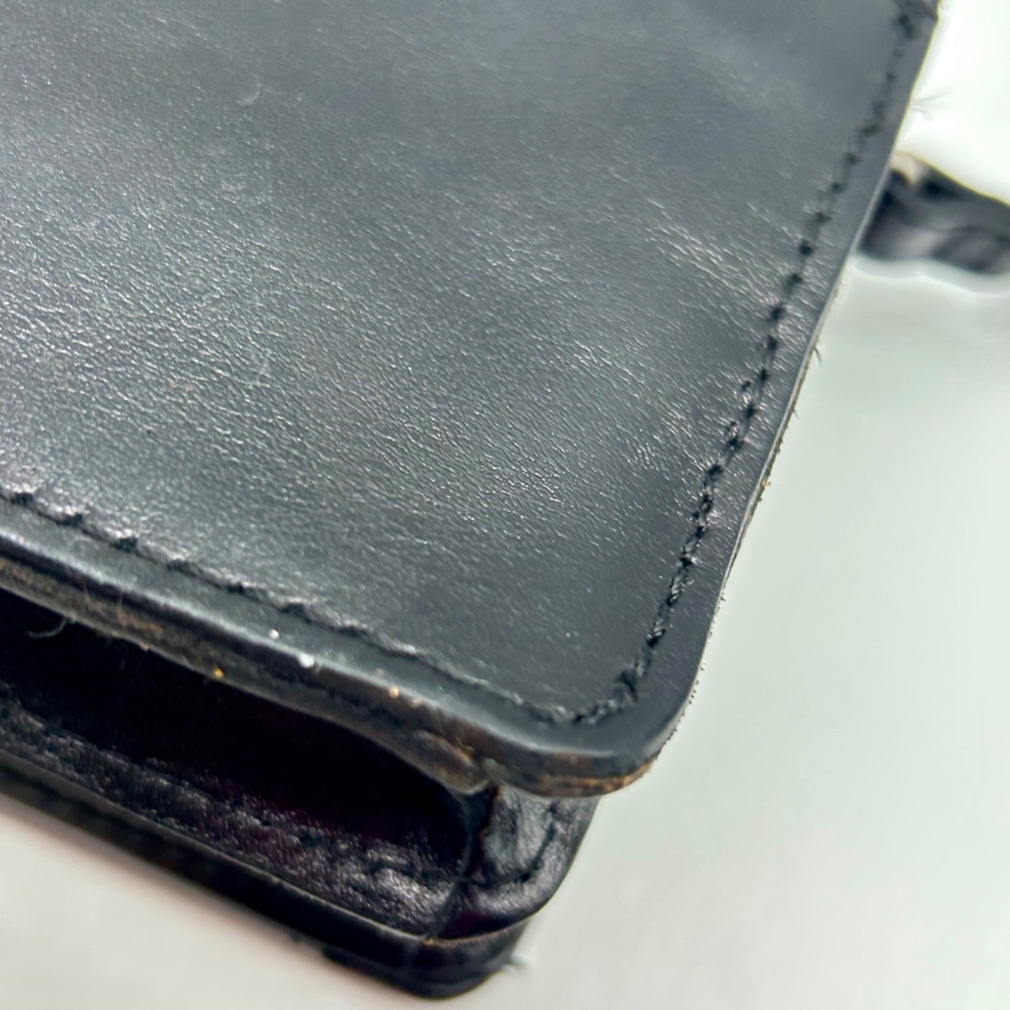 Patricia Nash Black Leather Fringe Crossbody Bag