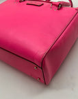 Kate Spade Pink Pebbled Leather Large Satchel