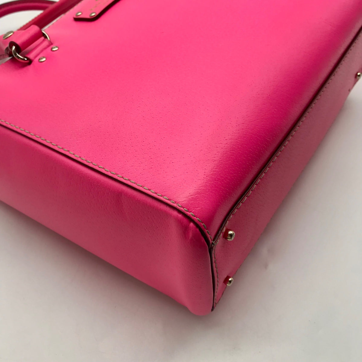 Kate Spade Pink Pebbled Leather Large Satchel