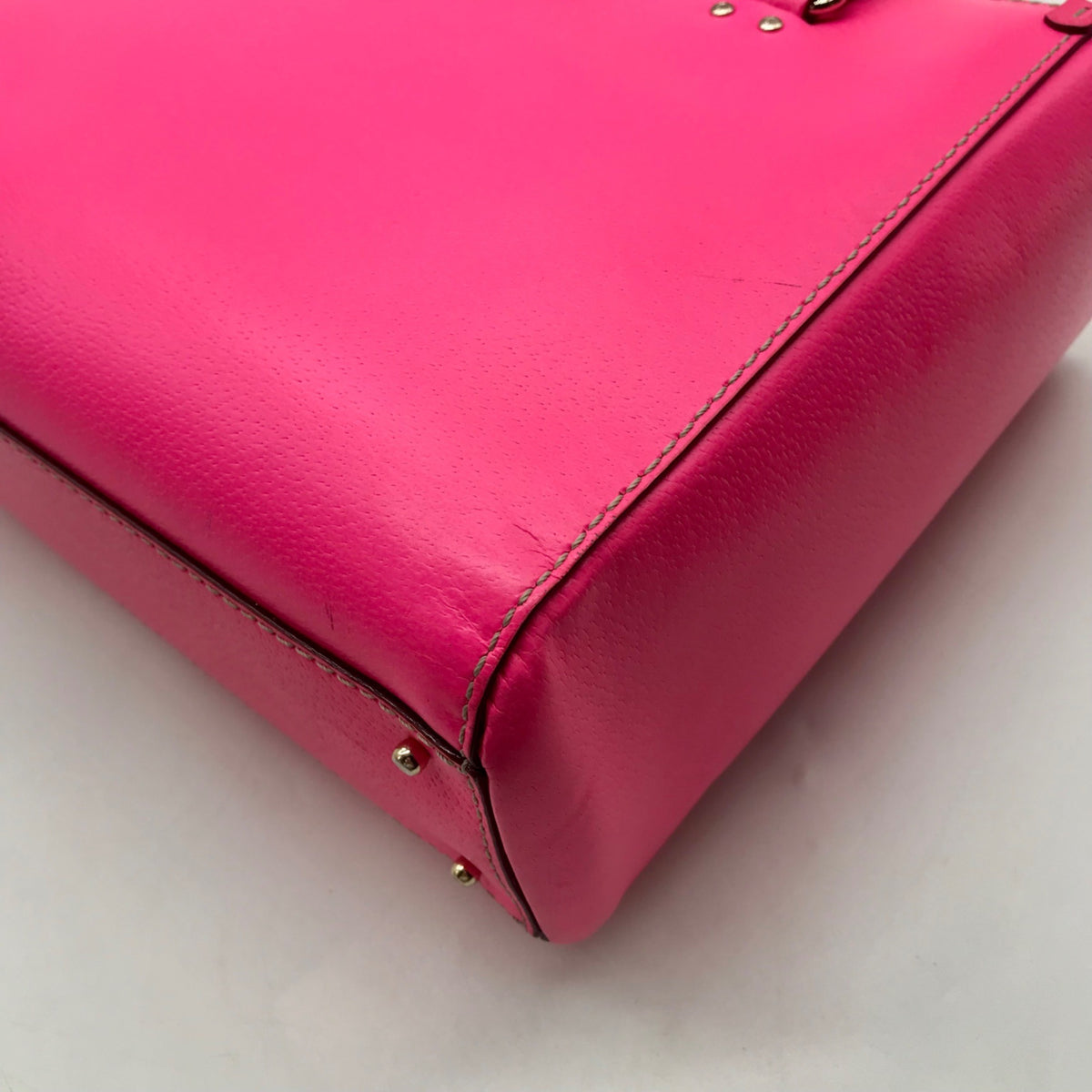 Kate Spade Pink Pebbled Leather Large Satchel