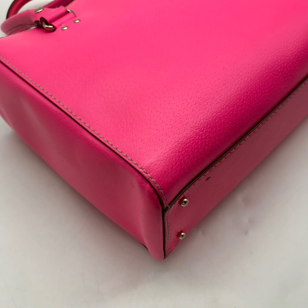 Kate Spade Pink Pebbled Leather Large Satchel