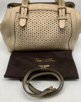 Kate Spade Mercer Isle Sloan Goose Egg Leather Die Cut Satchel