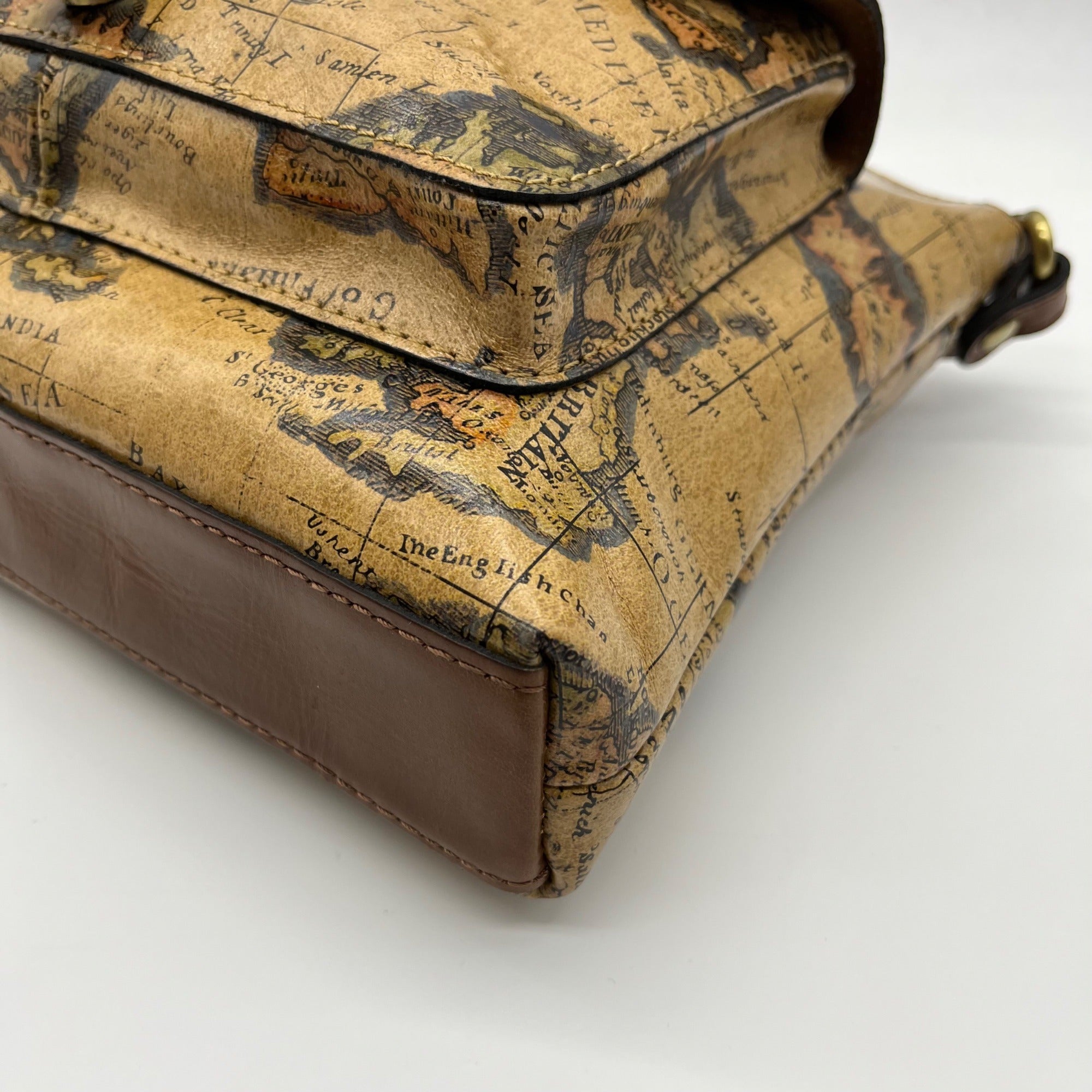 Patricia Nash European Mapprint Kirby Crossbody Bag
