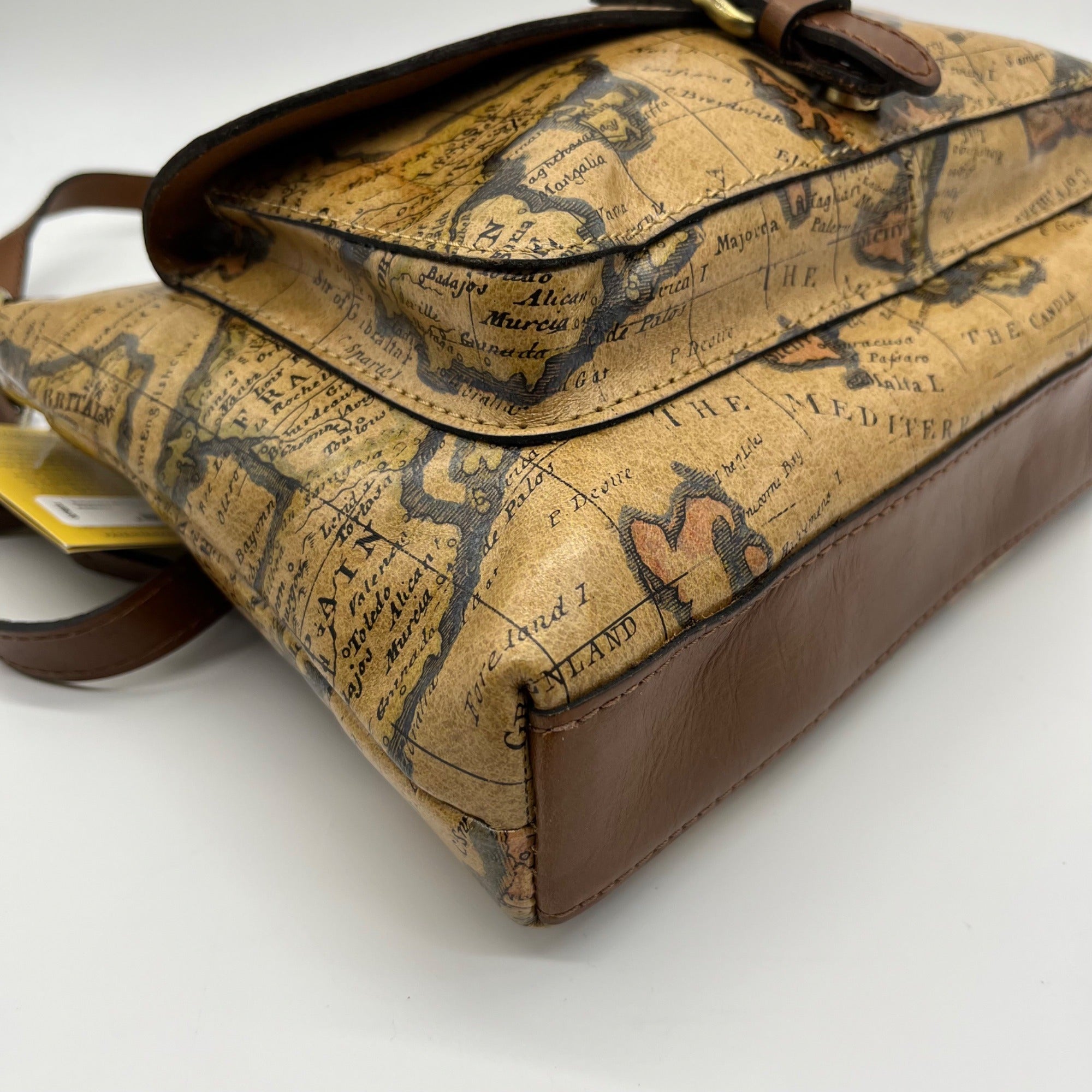 Patricia Nash European Mapprint Kirby Crossbody Bag