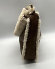 Jen & CO. Brown Faux Leather Shoulder Bag