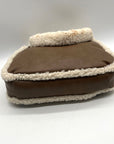 Jen & CO. Brown Faux Leather Shoulder Bag