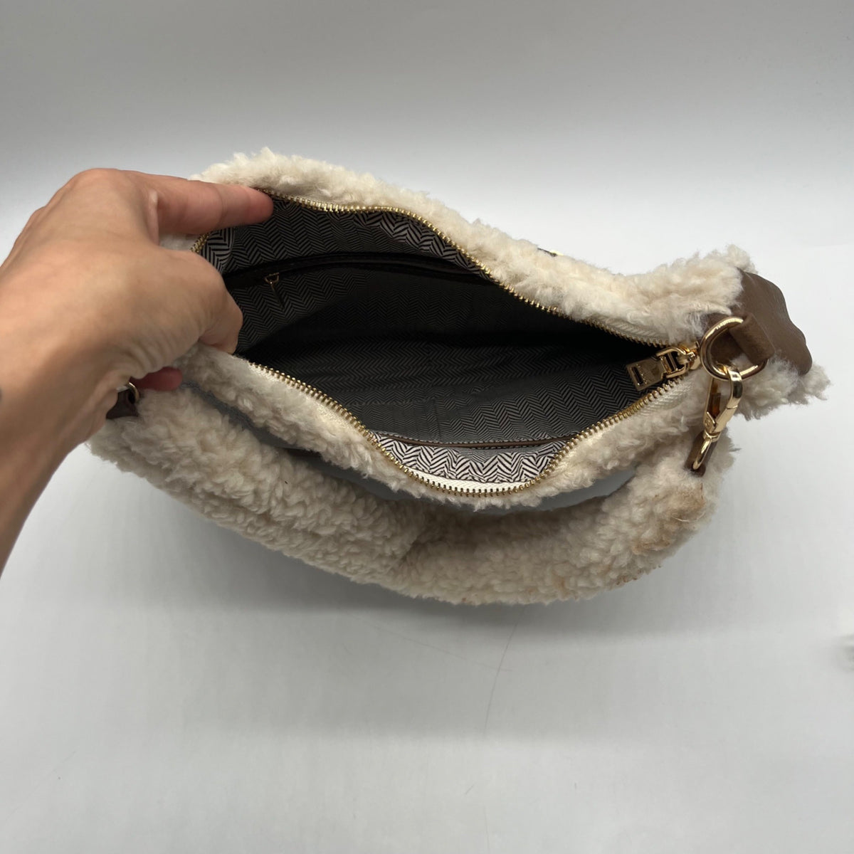 Jen &amp; CO. Brown Faux Leather Shoulder Bag