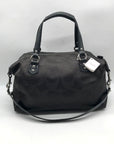 Coach Black Canvas Signature Campbell Convertible Satchel Bag F26243