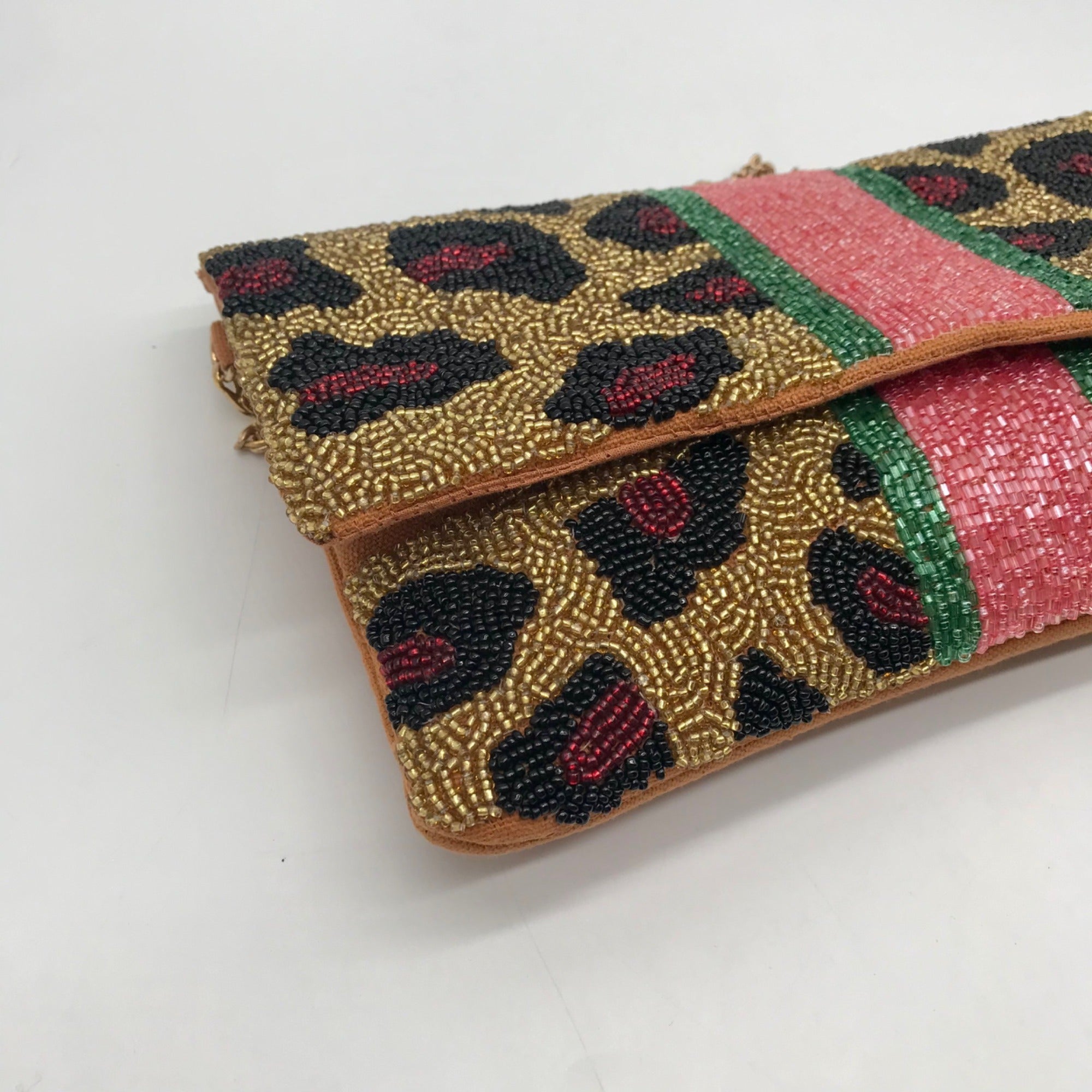 Alex Max Multicolor Embellished Clutch Bag