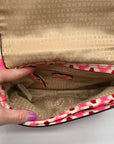 Kate Spade Pink Laurel Way Ikat Posey Foldover Crossbody bag