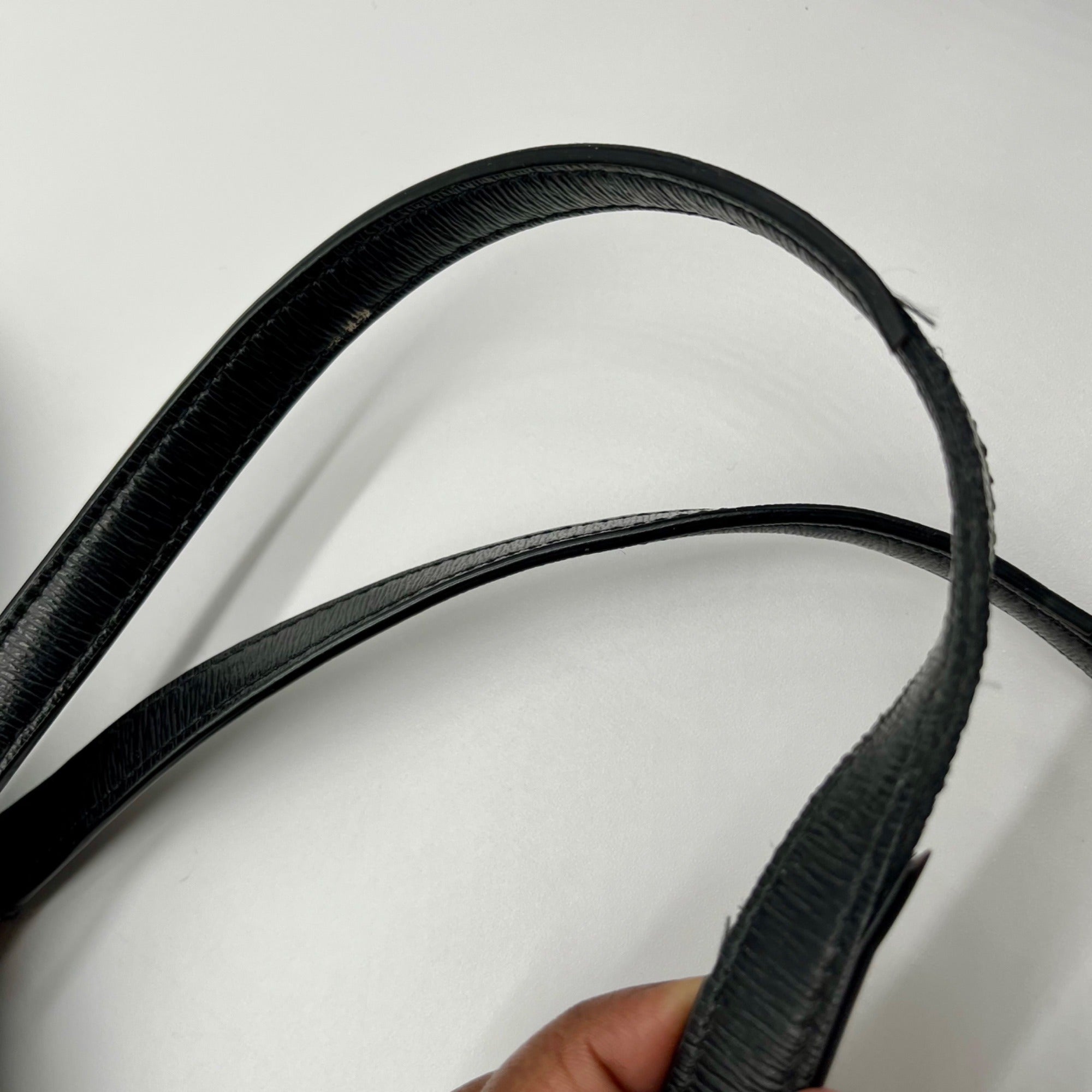 Ralph Lauren Black Leather Satchel Bag