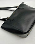 Ralph Lauren Black Leather Satchel Bag