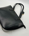 Ralph Lauren Black Leather Satchel Bag
