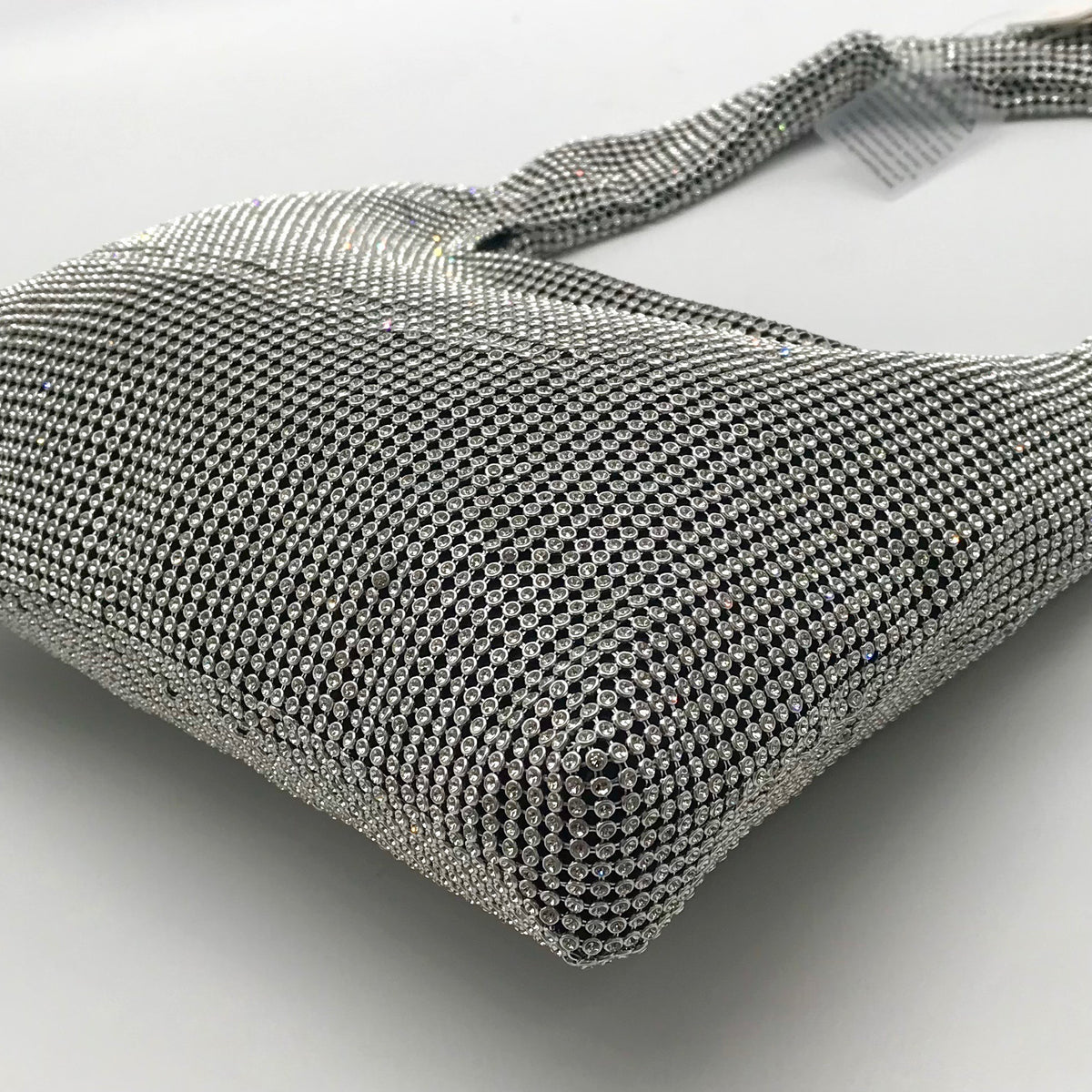 Aqua Maeve Reilly Silver Crystal Shoulder Bag