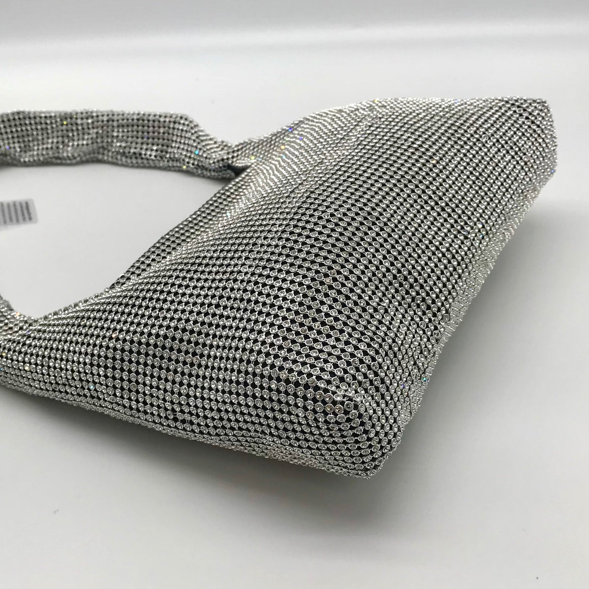 Aqua Maeve Reilly Silver Crystal Shoulder Bag
