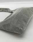 Aqua Maeve Reilly Silver Crystal Shoulder Bag