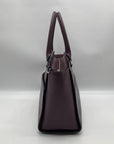 Kate Spade Plum Boarskin Leather Grove Street Lana Convertible Satchel