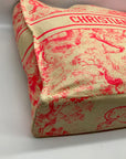 Christian Dior Pink Raffia Dioriviera Beach Tote Bag