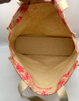 Christian Dior Pink Raffia Dioriviera Beach Tote Bag