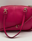 Coach Pink Pebbled Leather Christie Carryall Convertible Tote