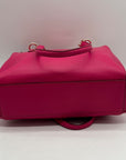 Coach Pink Pebbled Leather Christie Carryall Convertible Tote