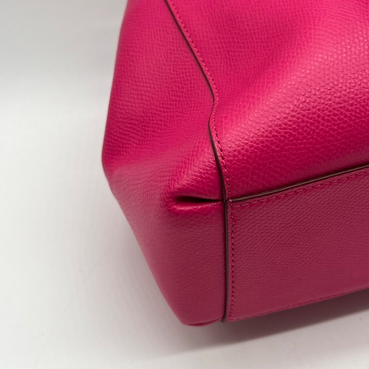 Coach Pink Pebbled Leather Christie Carryall Convertible Tote