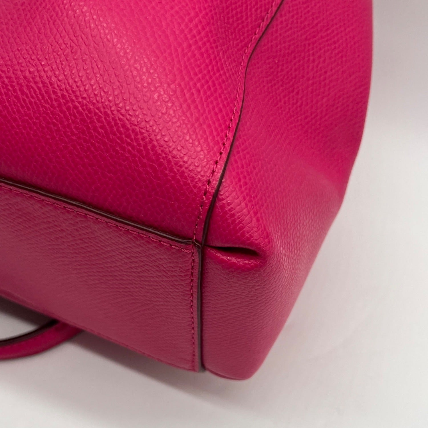 Coach Pink Pebbled Leather Christie Carryall Convertible Tote
