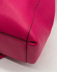 Coach Pink Pebbled Leather Christie Carryall Convertible Tote
