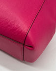 Coach Pink Pebbled Leather Christie Carryall Convertible Tote