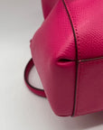 Coach Pink Pebbled Leather Christie Carryall Convertible Tote