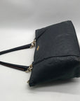 Coach Black Embossed Leather Ava Tote Bag F28558