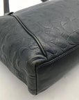 Coach Black Embossed Leather Ava Tote Bag F28558