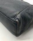 Coach Black Embossed Leather Ava Tote Bag F28558