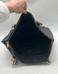 Coach Black Embossed Leather Ava Tote Bag F28558