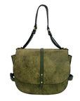 Steve Madden Olive Green Crossbody Saddle Bag